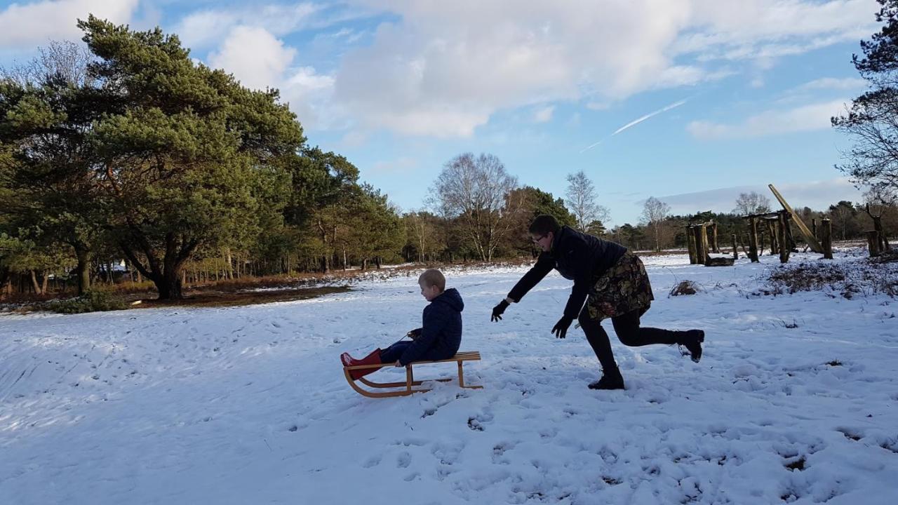 Chalet Op De Veluwe # Berk Putten Esterno foto